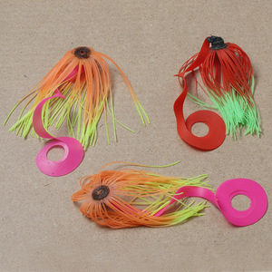 Señuelo de Silicona con Forma de Paraguas, Naranja, Verde, Rojo, para Pesca de Lubina, Cebo de Fondo, Señuelo DIY YJ-L-124 - Product Image 1