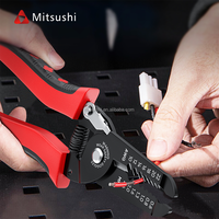 Mitsushi Steel Crv Wire Stripper Pliers Pince à sertir et à couper combinée de qualité bricolage avec poignée en aluminium OEM personnalisable