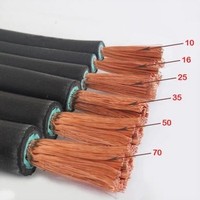 12AWG Flexibles Kupferkabel 2/0 Schweißkabel PVC-Ummantelung Gummimantel 450/750V Niederspannung Industriell Maßgefertigte Größen CE