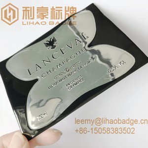 Jarra de vela con fragancia de perfume, etiqueta adhesiva de impresión de logotipo de metal - Product Image 6