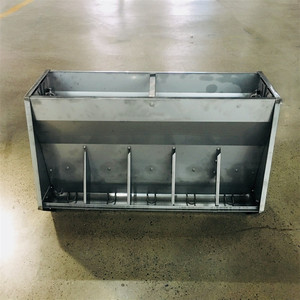 Mangeoire pour cochon en acier inoxydable, double face, meilleure vente - Product Image 2