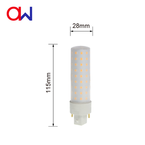 หลอดไฟ LED รูปทรงข้าวโพด 12W 2G11 ฐาน 2700K แสงสีขาวนวล ตัวหลอดพลาสติก AC 85-265V 90lm/W อายุการใช้งาน 15000 ชม. ได้รับการรับรองมาตรฐาน CE - Product Image 5