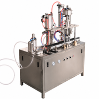 Machine de remplissage semi-automatique de peinture en aérosol SLC, machine de sertissage de valves pour liquides en aérosol