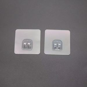Ganchos adhesivos sin clavos con capacidad de carga de 5 kg, gancho acrílico individual para colgar ropa en el baño - Product Image 1