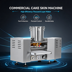 Macchina per Crepe Stratificate in Acciaio Inox, 100-300 Pezzi/<span class=keywords><strong>Ora</strong></span>, Alta Capacità Produttiva, Facile Utilizzo, Nuova 110V/220V - Product Image 6
