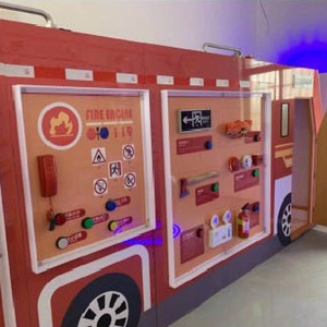 Casa de Juegos Interior para Niños, Juego de Roles de Experiencia Profesional, Cocina, Supermercado con Juego de Juguetes, Área de Juegos Interior para Niños - Product Image 4