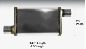 Ống pô xe hơi bằng thép mạ nhôm tùy chỉnh 2/2.5/2.75/3 inch, có lớp cách âm kép, dùng được cho nhiều loại xe - Product Image 5