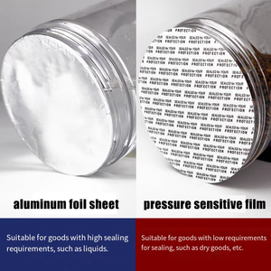 Nhôm lá mỏng áp lực nhạy cảm Gasket niêm phong Gasket cảm ứng niêm phong chai Jar - Product Image 5
