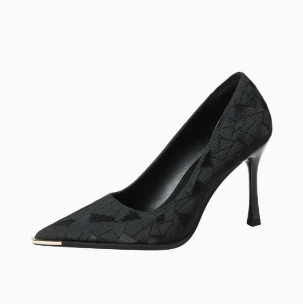 UP-2765J 30-44size Women Anti Slip Catwalk Nightclub High Heels Shoes Pointed Toe Ladies Stiletto Heel Pumps Sandals
