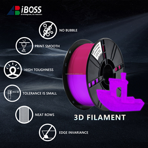 Filament d'impression 3D Iboss, tige en plastique lumineuse, brille dans le noir, bleu PLA+, filament bleu jour, bleu nuit, haute qualité - Product Image 4