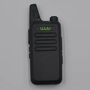 Walkie talkie portátil rádio fm de 2 vias, rádio sem licença, com 5 cores