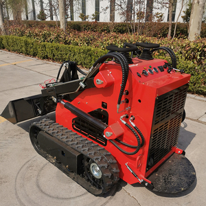 उच्च दक्षता मिनी स्किड स्टीड लोडर तेजी से वितरण स्किड स्टीड लोडर ट्रैक निर्माण मशीनरी बगीचे के लिए छोटे लोडर - Product Image 6