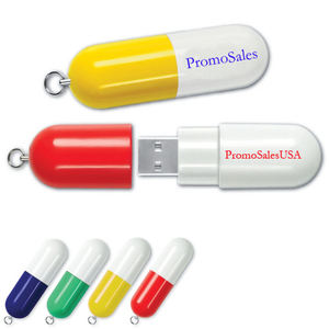 Regalo médico personalizado píldora promocional USB pendrive cápsula de plástico Gadgets USB flash drive 16GB 32GB medicina Memory Stick - Product Image 1