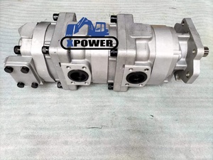 ปั๊มเกียร์ XPower รุ่นใหม่ 705-56-34130 7055634130 สำหรับรถขุดตีนตะขาบ WA350-1 สีดำ/เงิน - Product Image 2