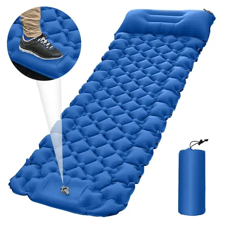 Slaapkussen Draagbare Camping Mat Opblaasbare Luchtbed Outdoor Wandelen Trekking Picknick Slaapmatras