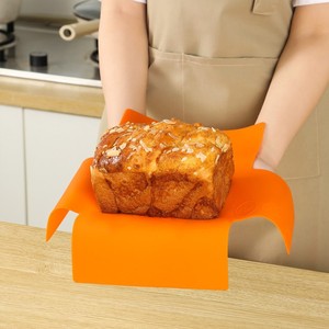 X-shaped Toast Liners Cross-shaped <b>Silicone</b> Liner Bread Loaf Pan Sling Lifter Quality Kitchen <b>Baking</b> Mat - Product Image 5