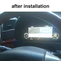 Tableau de bord numérique tableau de bord virtuel groupe d'instruments CockPit LCD compteur de vitesse pour Toyota Alphard AH20 2008 ~ 2015