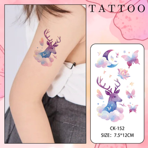 Tatuajes Temporales Desechables al por Mayor, Populares, Brillantes, de Mariposas, Resistentes al Agua, para Niños y Adultos, para Brazos, Piernas y Cuerpo - Product Image 3