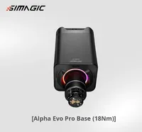 SIMAGIC Alpha EVO Nouveau simulateur de course filaire à inertie ultra-faible avec moteur servo et temps de réponse de 1 ms, moule privé
