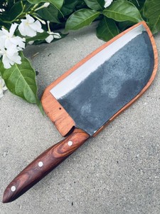 Ensemble de couteaux de cuisine martelés, couteaux de boucher serbes, couteaux de chef - Product Image 5