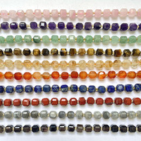 Nouveau 8MM Naturel Facettes Cube Pierre Perles Gemme Perle pour DIY Fabrication de Bijoux 8mm 6mm