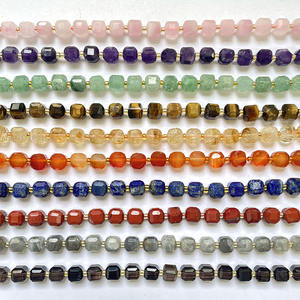 Nouveau 8MM Naturel Facettes Cube Pierre Perles Gemme Perle pour DIY Fabrication <span class=keywords><strong>de</strong></span> Bijoux 8mm 6mm - Product Image 4