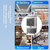 Refroidisseur d'air portable et ventilateur froid - Usage industriel et domestique, refroidissement simple, climatiseur évaporatif à eau
