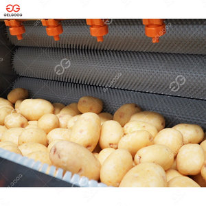 เครื่องผลิตเฟรนช์ฟรายส์อัตโนมัติ GELGOOG สำหรับธุรกิจ  ทำจากสแตนเลส ใช้แก๊ส สำหรับมันฝรั่งทอดสดและมันฝรั่งทอดแช่แข็ง - Product Image 5