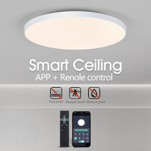 Venta caliente Inhome LED Luz de techo Tri Proof Light LED Lámpara impermeable 36W-80W con control remoto de 2,4G para sala de estar Dormitorio Baño - Product Image 5