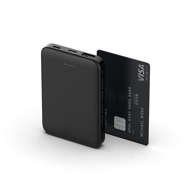 HYTO 2025 Best Selling Slim Portable Power Bank Dual USB Output Mini Power Bank 5000mah Power Banks for Mobile Phone Charging