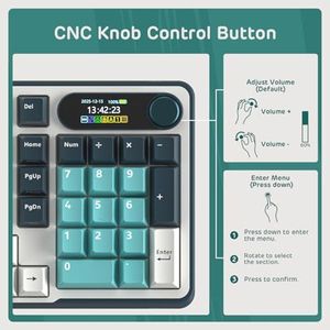 Teclado Mecánico Inalámbrico OEM ODM con Pantalla Inteligente y Perilla, Teclado para Juegos RGB <span class=keywords><strong>de</strong></span> 96 Teclas - Product Image 4