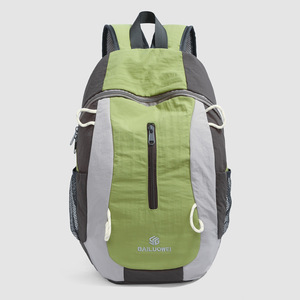 Mochila de nailon repelente al agua, gran capacidad, costuras en contraste de color, estilo coreano, mochila escolar para estudiantes, multifuncional para exteriores - Product Image 6