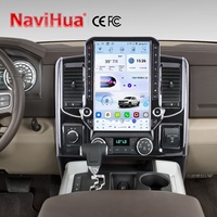Navihua untuk Dodge RAM 2008 2014 Upgrade Mobil 14.5 Inch Radio Mobil Android GPS Navigasi Multimedia Carplay Auto Head Unit Stereo
