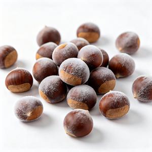 Châtaignes rôties surgelées, châtaignes sucrées surgelées naturelles avec coquille, prêtes à consommer, châtaignes chinoises, en-cas - Product Image 2