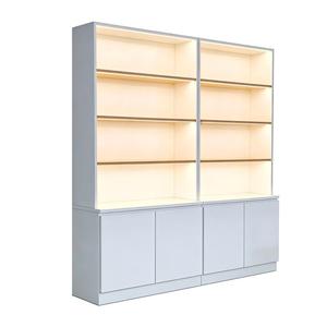 Vitrine murale moderne pour la vente au détail avec étagères LED, vitrine en verre et tiroirs de rangement pour <span class=keywords><strong>pharmacie</strong></span>, cosmétiques, magasin d'électronique - Product Image 2