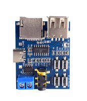 Module de lecteur IC logique avec amplificateur intégré et décodeur MP3 sans perte, prise en charge des cartes TF et des clés USB pour applications numériques MP3/3C
