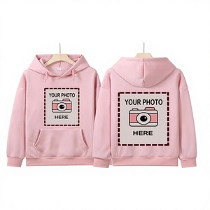 Full Sleeve Plus Size Customized Design Women's Eco-Friendly Slim Fit Casual Winter Printed Hooded Hoodies - Product Image 2