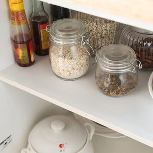 Cuttable Kitchen Moisture Proof Mat Rectangle Transparent White Waterproof Oil Proof Cabinet Drawer Wardrobe Liner Shelf Grip - Product Image 3