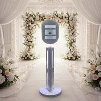Boîte photo portable pour mariage, selfie, impression instantanée, coque en métal, étui de transport pour fête et événement, compatible avec iPad 10,9, 11 et 12,9 pouces
