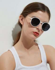Vente en gros 2019 - Lunettes de soleil rondes vintage personnalisées pour femmes et hommes, très tendance - Product Image 2