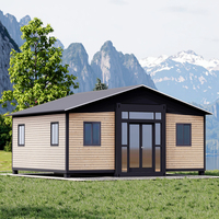 Maison conteneur mobile de luxe pliable et portable de 20, 30 ou 40 pieds, avec 2 ou 3 chambres, extensible, pour hôtel ou hébergement.