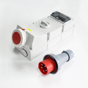 Prise industrielle mécanique SFE IP67 étanche 125A 5 broches avec rail DIN d'<span class=keywords><strong>installation</strong></span> et interrupteur isolateur <span class=keywords><strong>duo</strong></span> à verrouillage - Product Image 2