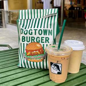 Bolsas de Papel Kraft Biodegradables, Ecológicas y Reciclables con Fondo Cuadrado, Resistentes al Aceite, Desechables, para Empacar Alimentos, Ideales para Hamburguesas para Llevar - Product Image 1