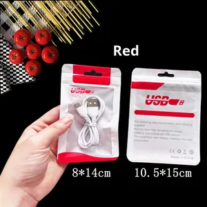 Self-Adhesive <strong>OPP</strong> Poly Ziplock Plastic <strong>Bag</strong> for Earphone Accessories &amp; USB Cable Storage Zipper <strong>Bag</strong> Packaging Mylar Packaging <strong>Bag</strong> - Product Image 3