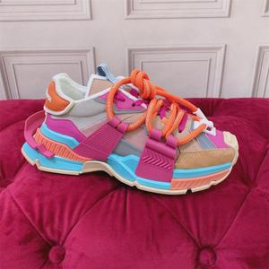 <span class=keywords><strong>Zapatos</strong></span> Deportivos Transpirables con Suela Gruesa y Elevada, Estilo Europeo, Estación París, Parte Superior <span class=keywords><strong>de</strong></span> Cuero Genuino, Suela <span class=keywords><strong>de</strong></span> Goma - Product Image 3