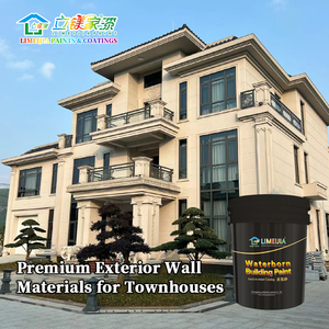 Pintura de Pared Resistente a la Intemperie al por Mayor, 25 kg/barril, para Hoteles de Lujo <span class=keywords><strong>y</strong></span> Plazas Comerciales, Revestimiento Tipo Piedra con Aspecto de Arena en Agua - Product Image 3