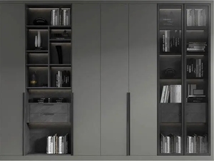 Armario Modular de Diseño Moderno Americano, Armario Personalizado en Gris Mate - Product Image 5