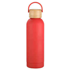 Vaso Térmico de Acero Inoxidable de Gran Capacidad con Tapa de Bambú, Aislamiento Térmico, Diseño Antiderrames y Características Ecológicas - Product Image 5