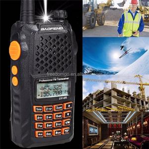 Walkie Talkie Baofeng UV-6R de 5W de Largo Alcance, Radio de Banda Dual UHF VHF, Transceptor Inalámbrico de Mano - Product Image 2