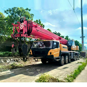 Grúa sobre Camión Sany Usada de 50 Toneladas, Modelo 500E, Equipo de Elevación Móvil con Pluma de 60 m para Proyectos de Construcción - Product Image 1